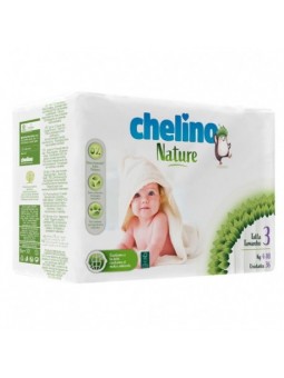 Chelino Nature pañales talla 3 4-10kg 36uds