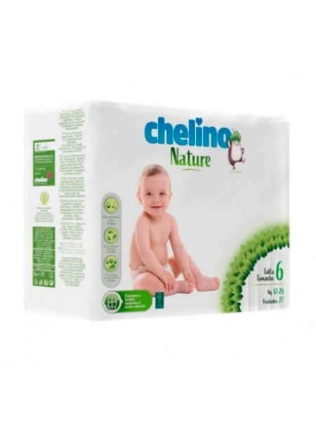 Pañales Chelino Nature Talla 2 (3-6 kg) 28 Uds