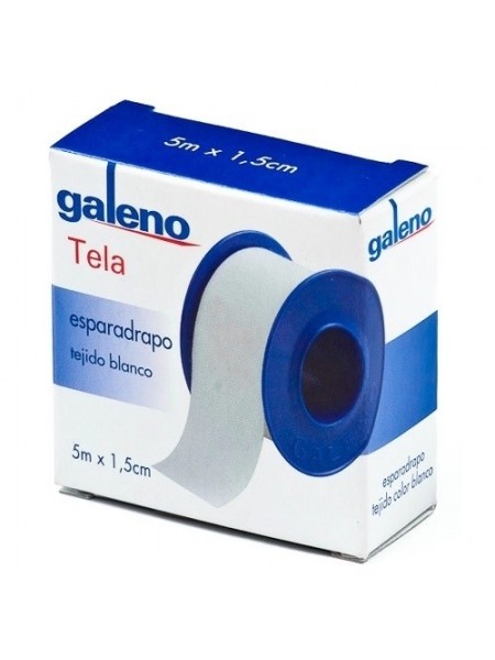 Galeno Esparadrapo tela blanco 5 m x 1\'5 cm