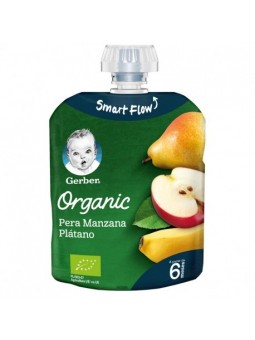 Gerber pouch pera, manzana...