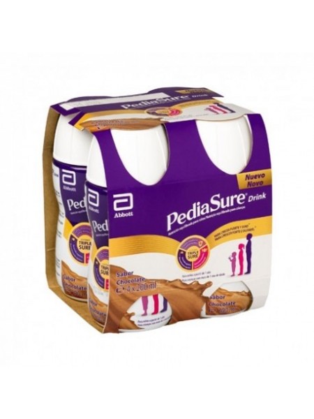 Pediasure Drink chocolate 4x200 ml