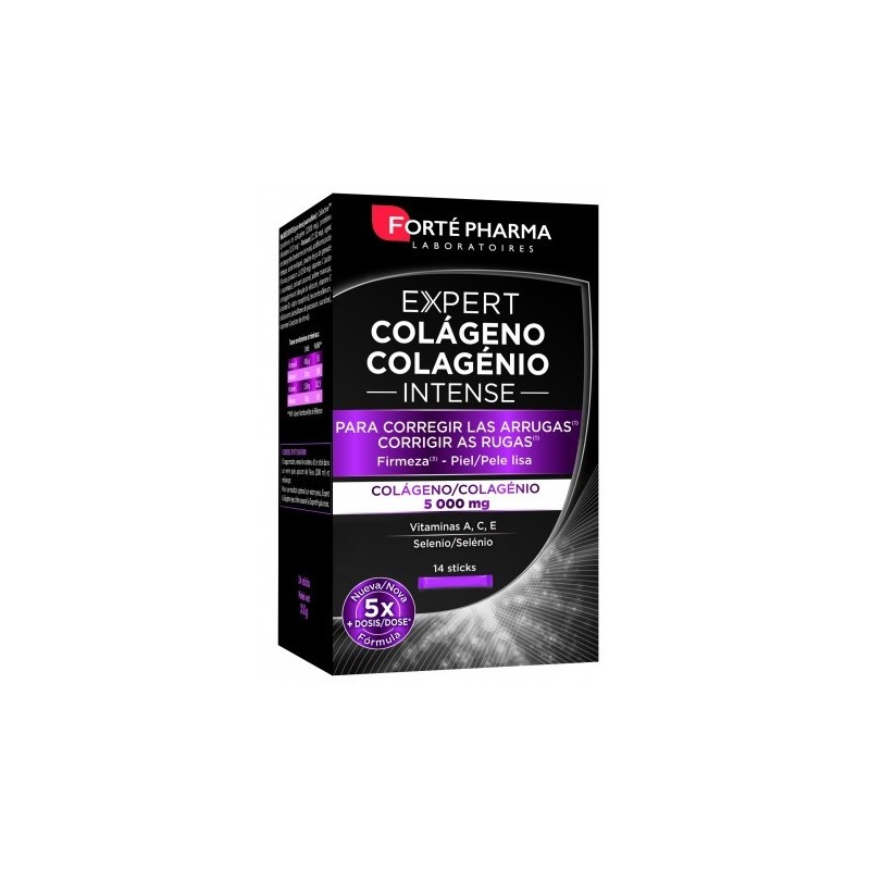 Colágeno Expert Intense 14 sticks. Forté Pharma — Farmacia Castellanos