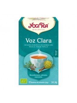 Yogi Tea Voz clara 17 bolsitas