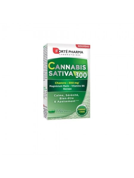 Forte Pharma Cannabis sativa 300mg 30 cápsulas