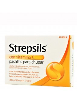 STREPSILS CON VITAMINA C 24...