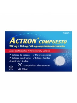 ACTRON COMPUESTO 267 MG/133...