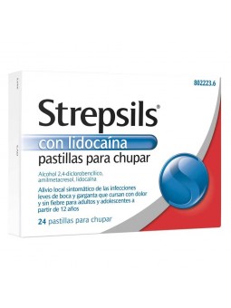 STREPSILS CON LIDOCAINA 24...