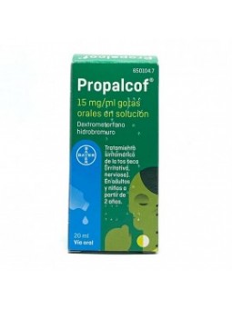 PROPALCOF 15 MG/5 ML JARABE...