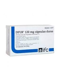 DIFUR 120 MG 24 CAPSULAS