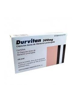 DURVITAN 300 MG 10 CAPSULAS...