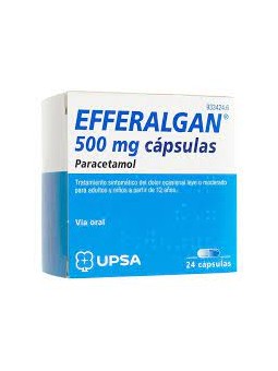 EFFERALGAN 500 MG 24 CAPSULAS