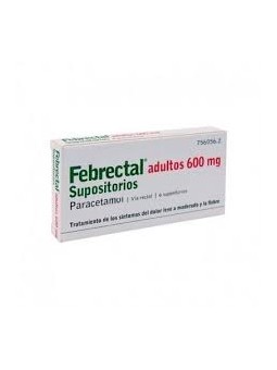 FEBRECTAL ADULTOS 600 MG 6...