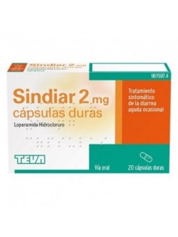 SINDIAR 2 MG 20 CAPSULAS