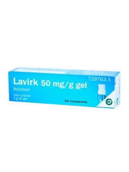 LAVIRK 50 MG/G GEL CUTANEO...