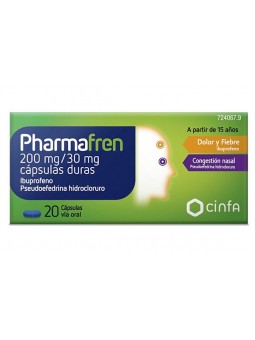 PHARMAFREN 200 MG/30 MG 20...