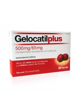 GELOCATIL PLUS 500 MG/65 MG...