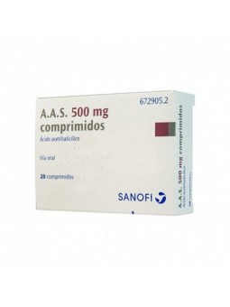 A.A.S. 500 MG 20 COMPRIMIDOS