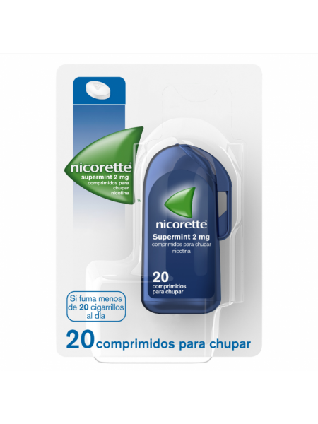 NICORETTE SUPERMINT EFG 4 MG 20 COMPRIMIDOS PARA CHUPAR