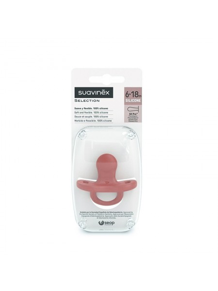 Suavinex Chupetes Tetina Fisiológica Silicona Sx Pro 0-6m Rosa 2 uds