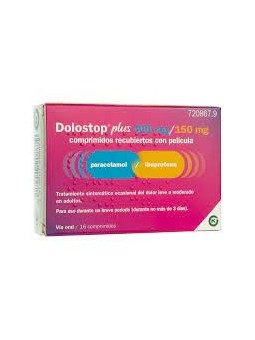 DOLOSTOP PLUS 500 MG/150 MG...