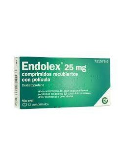 ENDOLEX 25 MG 12 COMPRIMIDOS