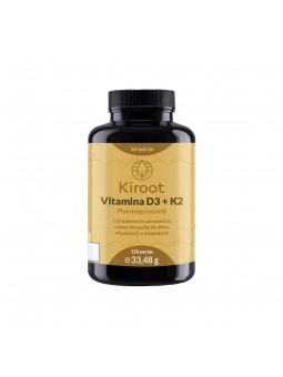Vitamina D3 y K2 Kiroot 120...