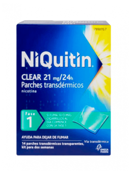 NIQUITIN CLEAR 21 MG/24 H...