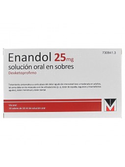 ENANDOL 25 MG 10 SOBRES...