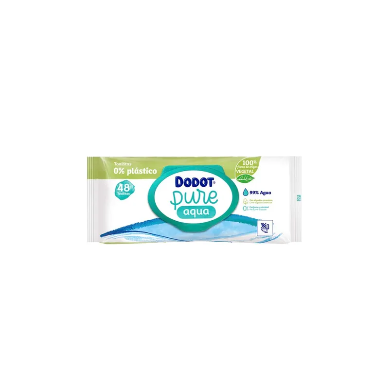 DODOT AQUA PURE TOALLITAS HUMEDAS PARA BEBES 48