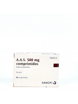 A.A.S. 500 MG 20 COMPRIMIDOS