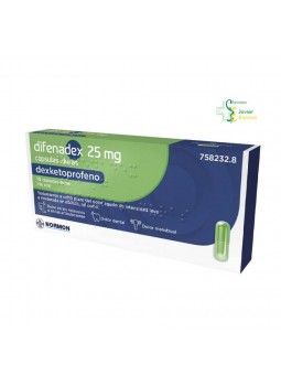 DIFENADEX 25 MG 10 CAPSULAS...