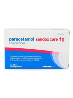 PARACETAMOL SANDOZ CARE EFG...