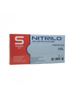SANTEX GUANTES NITRILO AZUL...