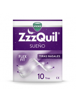 ZzzQuil Sueño 10 Tiras Nasales