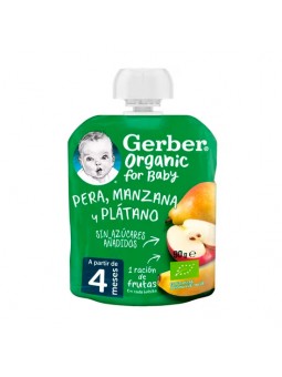 Gerber Organic Pouch Pera,...