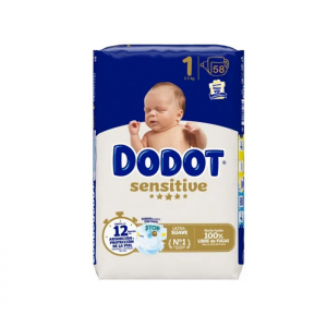 Pañal Dodot Sensitive T-1...