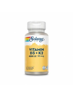 Solaray Vitamina D3 + K2 60...
