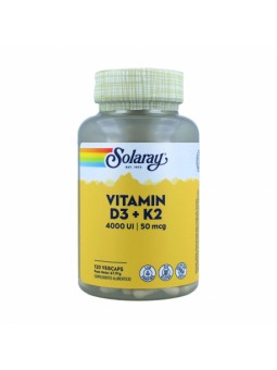 Solaray Vitamina D3 + K2...