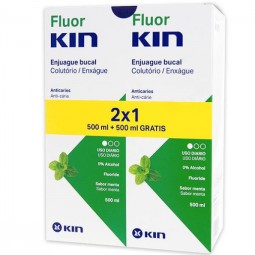 FLUOR KIN COLUTORIO 500 2X1