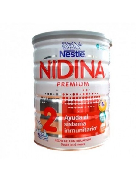 Nestlé NIDINA 2 - Leche de continuación en polvo, fórmula Para bebés, a  partir de los 6 meses -800 gr : : Alimentación y bebidas