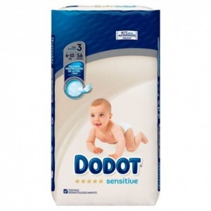 Dodot Sensitive pañales T-3...