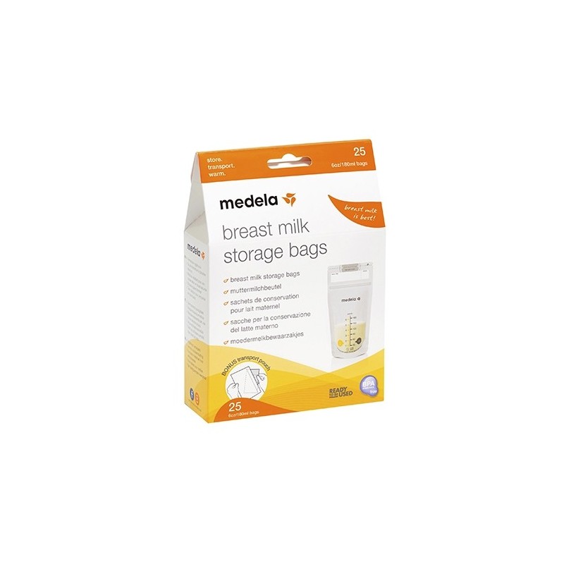 Comprar Bolsas para leche materna 25 unidades Medela