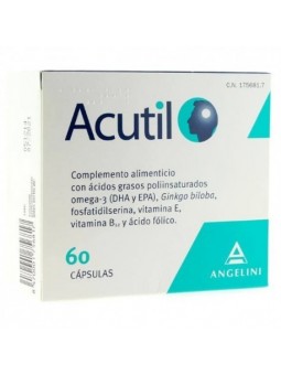 Acutil 60 cápsulas