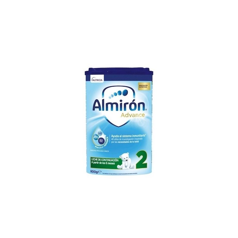 Almirón Advance 2 con Pronutra leche de continuación 800gr Nueva Fórmula