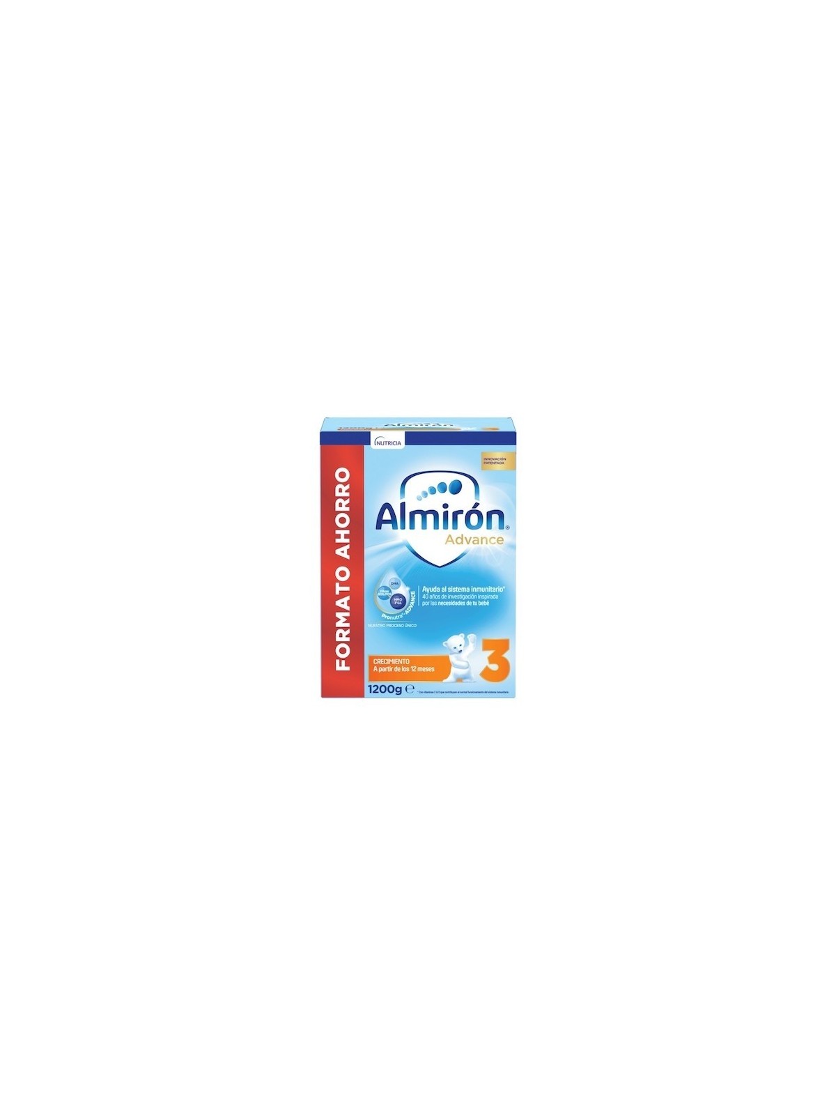 Almirón Advance 3 con Pronutra leche de crecimiento 1200gr Nueva Fórmula