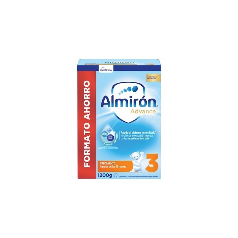 Almirón Advance 3 con Pronutra leche de crecimiento 1200gr Nueva Fórmula