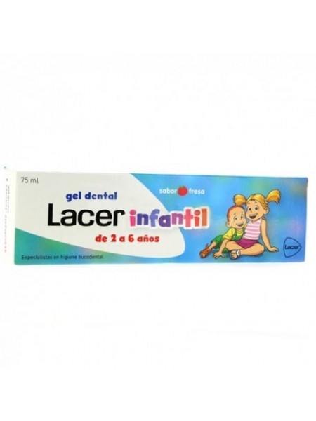 Lacer Gel infantil sabor fresa